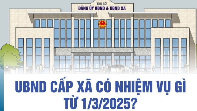 Ủy ban nhân dân cấp xã thực hiện những nhiệm vụ gì từ 1/3?