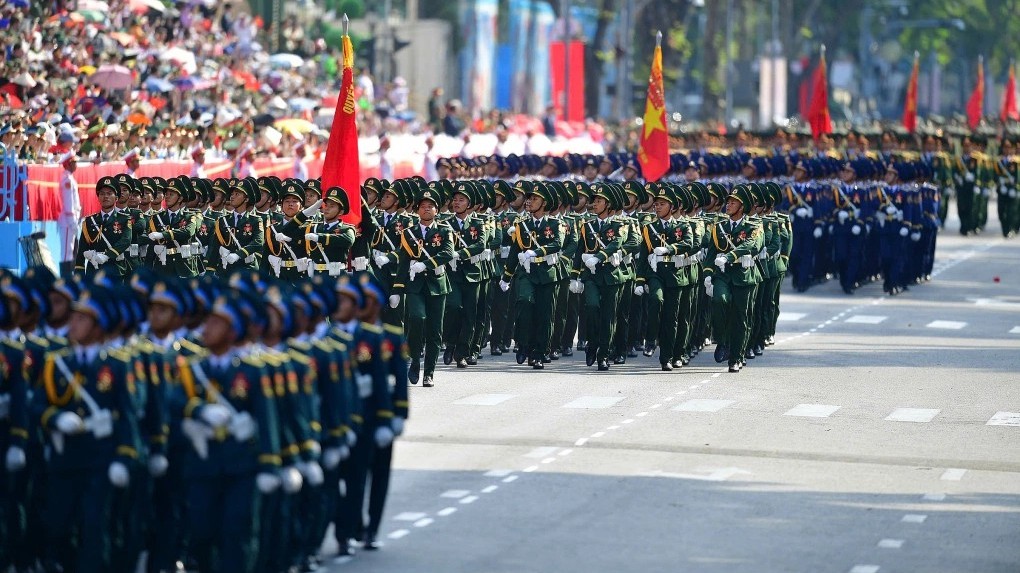[Ảnh] Tổng duyệt diễu binh, diễu hành mừng Đại lễ 30/4