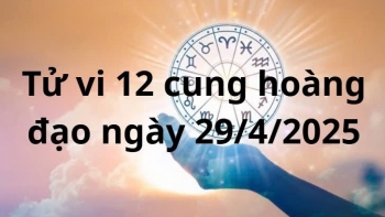 Tử vi 12 cung hoàng đạo hôm nay ngày 29/4/2025: Nhân Mã sự nghiệp tiến triển tốt