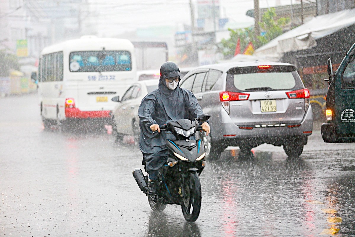 Tây Nguyên và Nam Bộ có mưa rào, 
