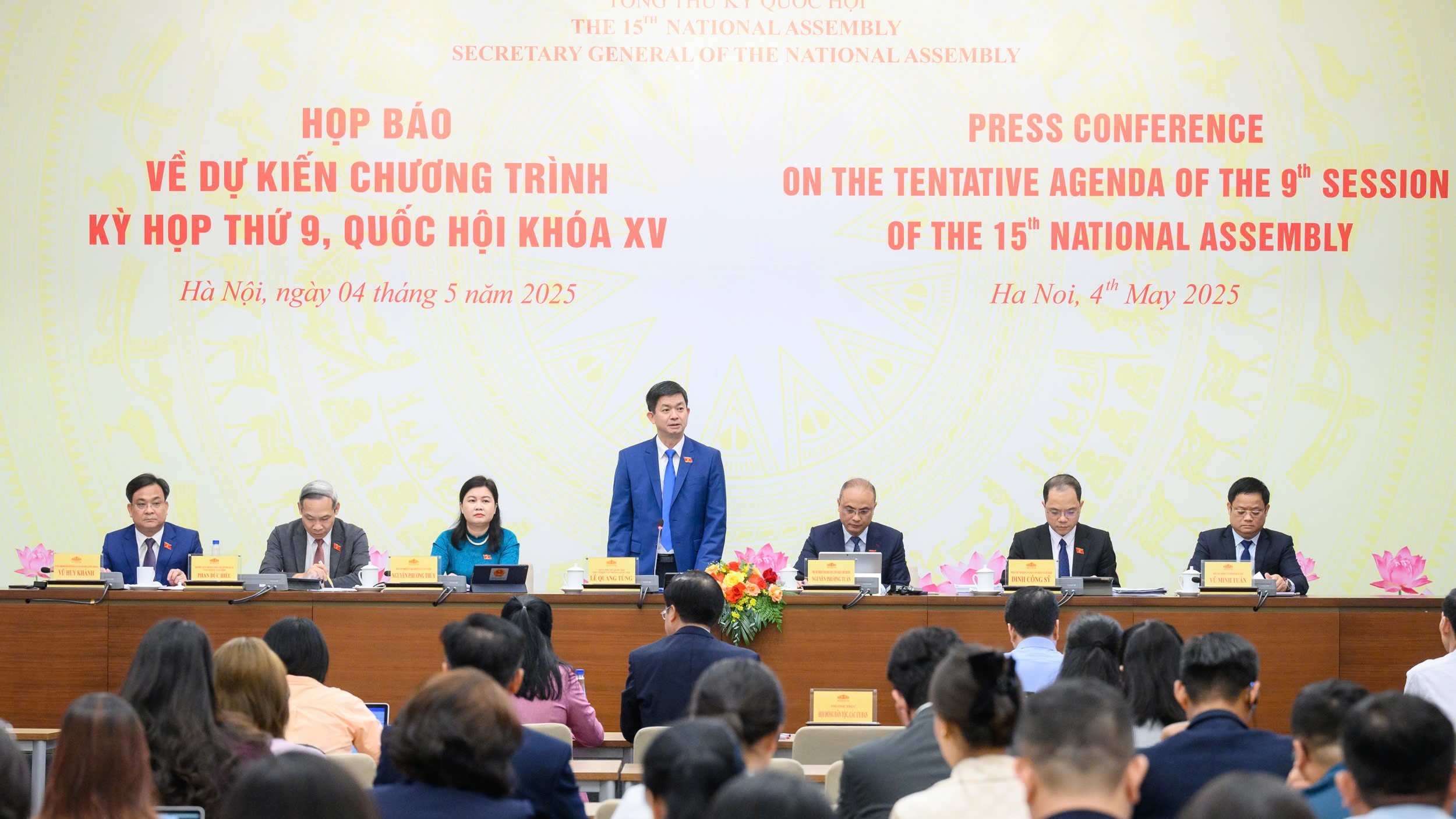 Kỳ họp thứ 9, Quốc hội khóa XV xem xét sửa Hiến pháp, sáp nhập đơn vị hành chính cấp tỉnh