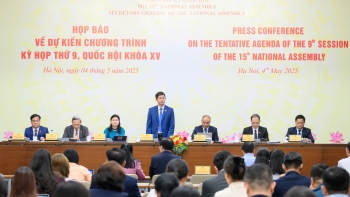Kỳ họp thứ 9, Quốc hội khóa XV xem xét sửa Hiến pháp, sáp nhập đơn vị hành chính cấp tỉnh