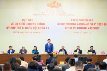 Kỳ họp thứ 9, Quốc hội khóa XV xem xét sửa Hiến pháp, sáp nhập đơn vị hành chính cấp tỉnh