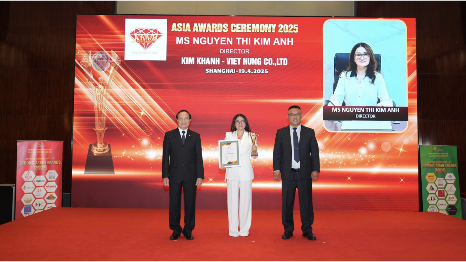 Doanh nhân Nguyễn Thị Kim Anh: “Nhà lãnh đạo doanh nghiệp giỏi Châu Á 2025”