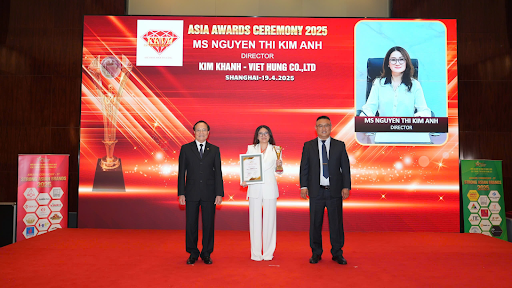 Doanh nhân Nguyễn Thị Kim Anh: “Nhà lãnh đạo doanh nghiệp giỏi Châu Á 2025”