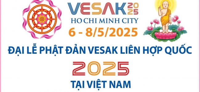 Hơn 2.700 đại biểu dự Đại lễ Phật đản Vesak Liên hợp quốc 2025 tại Việt Nam