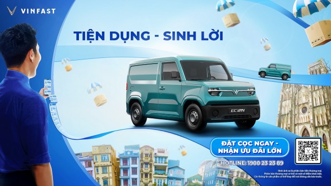 Vinfast ra mắt dòng xe chở hàng cỡ nhỏ giá từ 285 triệu đồng