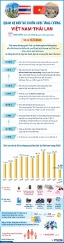 [Infographics] Quan hệ Đối tác chiến lược tăng cường Việt Nam-Thái Lan