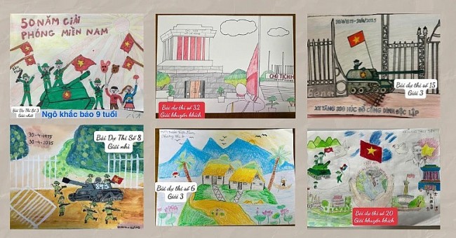 Quê hương Việt Nam qua tranh vẽ của thiếu nhi kiều bào Nhật Bản
