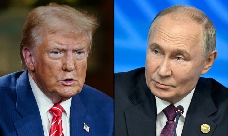 Tổng thống Mỹ Donald Trump (trái) và Tổng thống Nga Vladimir Putin. (Ảnh: REUTERS)