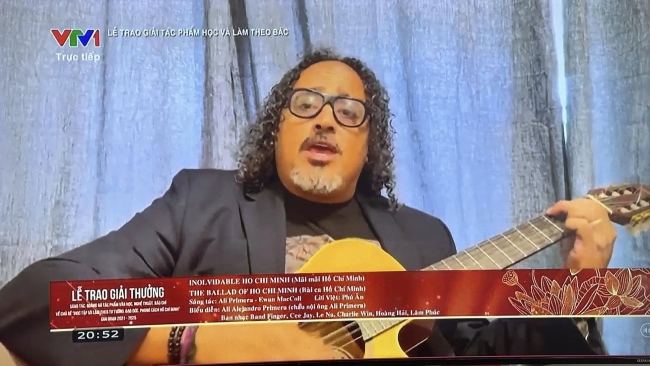 Nghệ sĩ Venezuela được vinh danh với chùm ca khúc về Chủ tịch Hồ Chí Minh