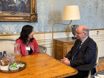 Thứ trưởng Lê Thị Thu Hằng thăm và làm việc tại Thụy Điển