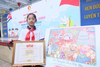 Trao giải cuộc thi vẽ tranh “Thiếu nhi Việt Nam - Cuba, thắm tình hữu nghị”