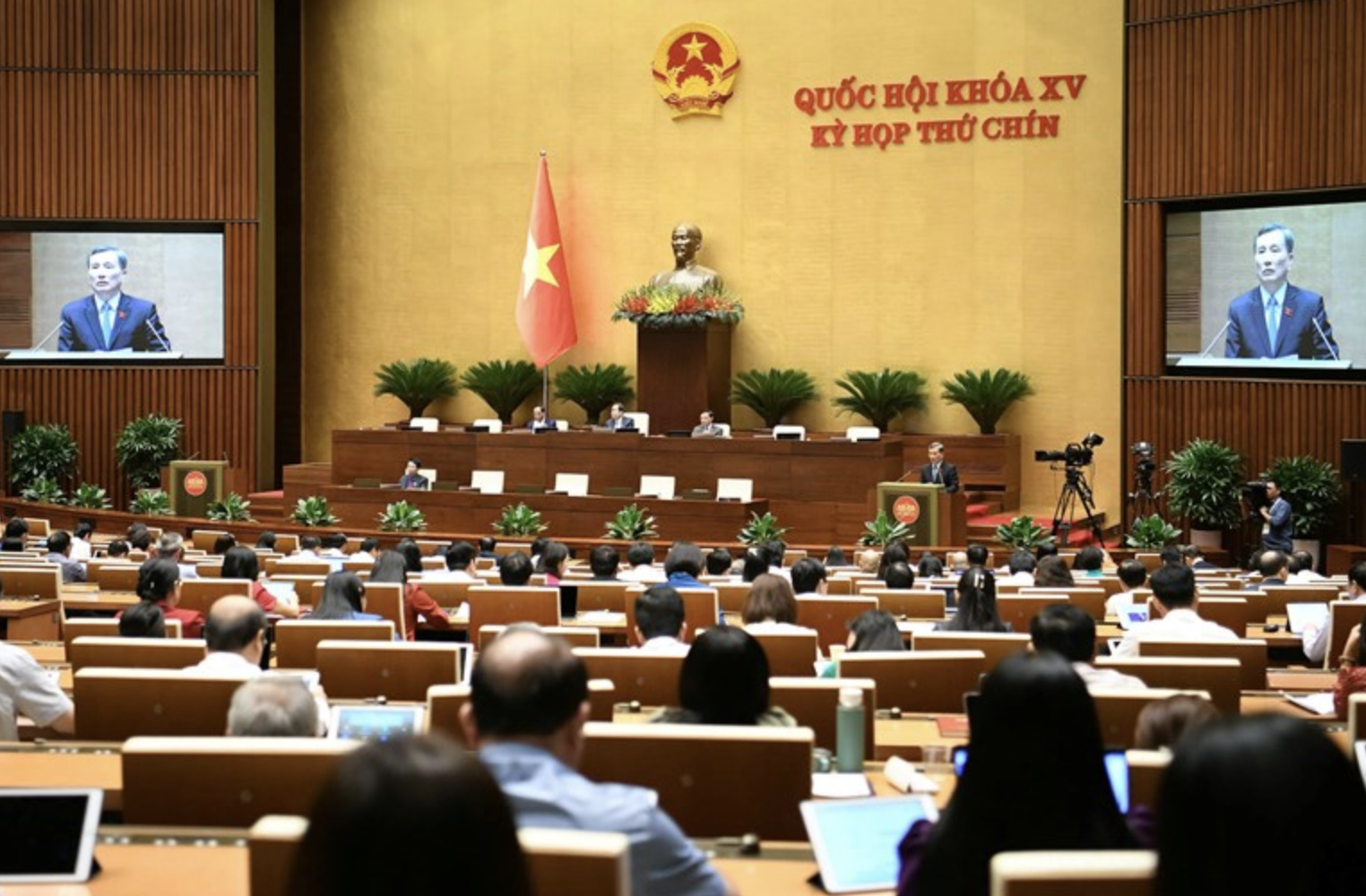 Quang cảnh phiên họp. (Ảnh: Quochoi.vn)