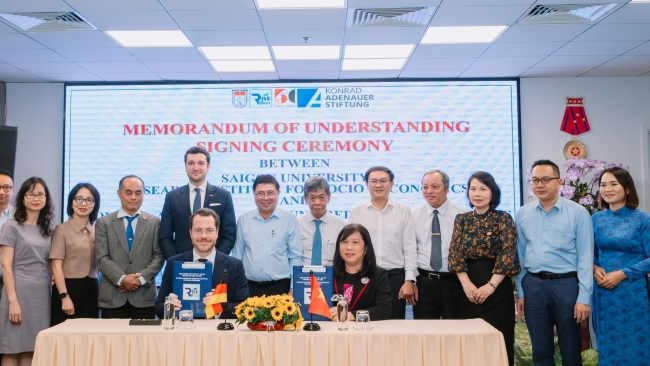 Thêm trường đại học Việt Nam hợp tác với Quỹ Konrad Adenauer Stiftung của Đức