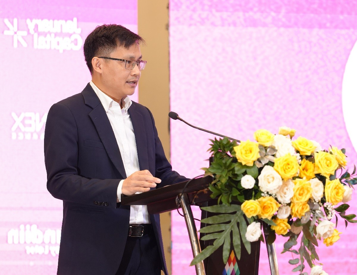 Ông Võ Xuân Hoài, Phó Giám đốc Trung tâm Đổi mới sáng tạo Quốc gia (NIC) phát biểu tại sự kiện.