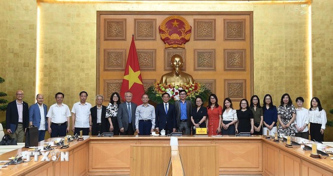 Phó Thủ tướng Bùi Thanh Sơn tiếp chuyên gia, nhà khoa học Tổ chức AVSE Global