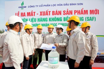 BSR ra mắt và xuất bán lô sản phẩm mới Nhiên liệu hàng không bền vững (SAF)