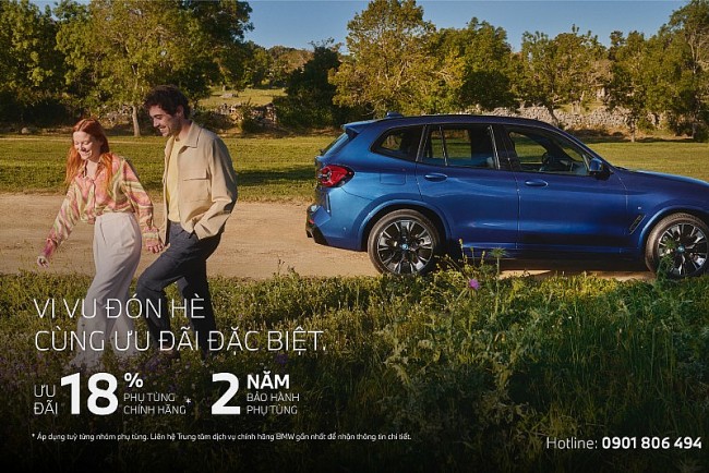 Vi vu đón hè cùng ưu đãi phụ tùng chính hãng từ BMW Việt Nam