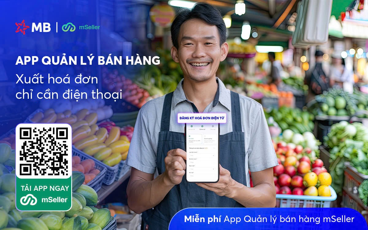 mSeller – App quản lý bán hàng, xuất hóa đơn, chỉ cần điện thoại