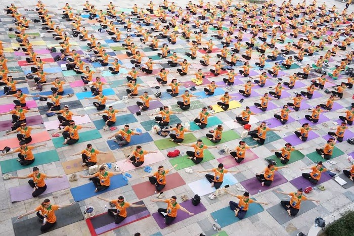 Bắc Giang, Điện Biên, Bình Thuận đồng diễn Yoga, tăng cường tình hữu nghị Việt Nam - Ấn Độ