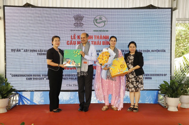 Cần Thơ khánh thành 2 cầu giao thông nông thôn do Ấn Độ tài trợ