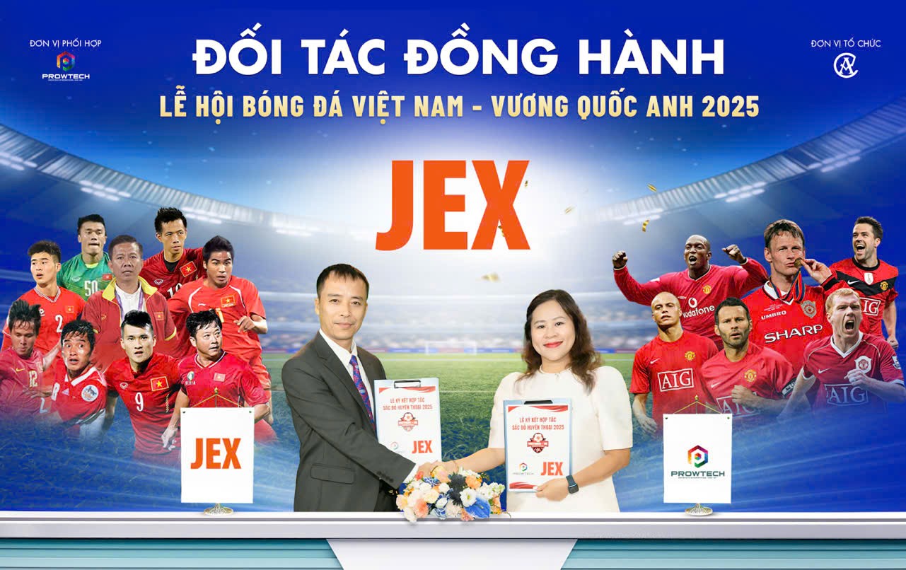 JEX bảo vệ xương khớp tiếp sức biệt đội “Quỷ Đỏ” Manchester Reds đến Việt Nam