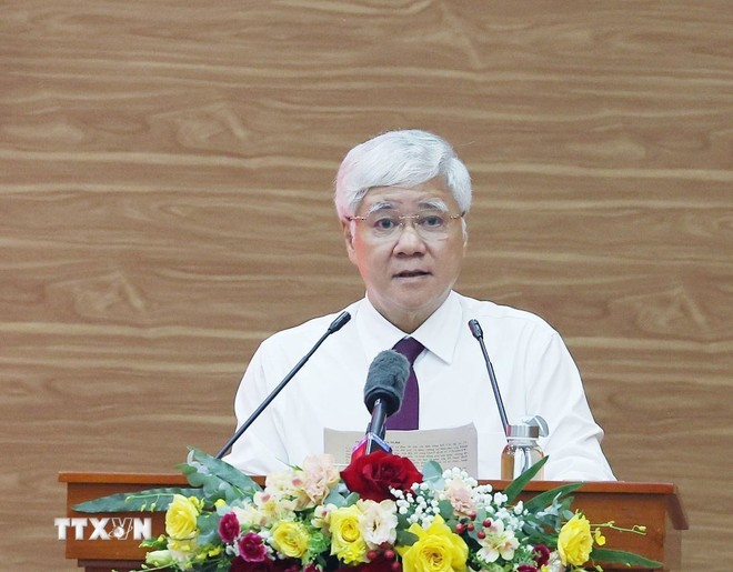 Tổng Bí thư làm việc với Đảng ủy Mặt trận Tổ quốc, các đoàn thể Trung ương
