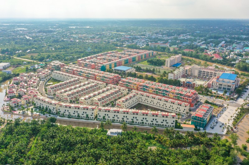 Ảnh 4: Hình ảnh thực tế dự án Khu dân cư Phước Thọ 1 & 2 của Tập đoàn T&T Group.