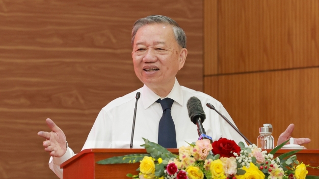 Tổng Bí thư làm việc với Đảng ủy Mặt trận Tổ quốc, các đoàn thể Trung ương