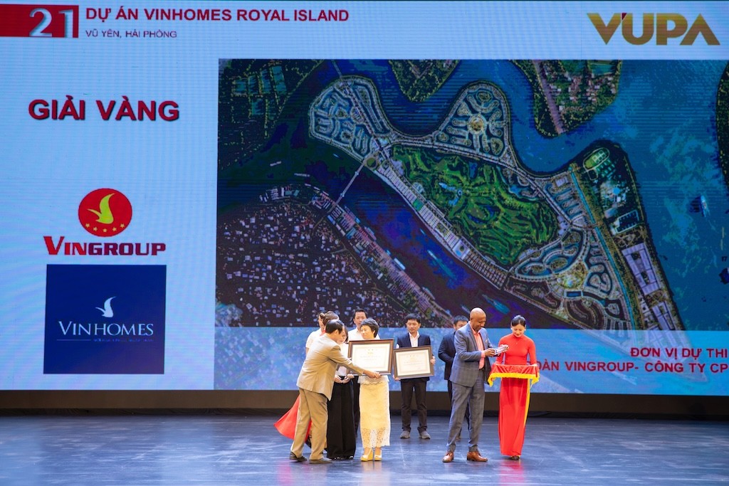 Vinhomes Royal Island nhận giải Vàng tại Giải thưởng Quy hoạch Đô thị Quốc gia lần thứ IV