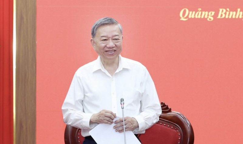 Tổng Bí thư Tô Lâm phát biểu. (Ảnh: TTXVN