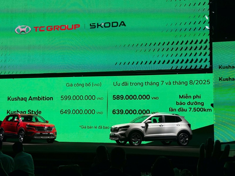 Skoda Việt Nam chính thức ra mắt mẫu xe Skoda Kushaq