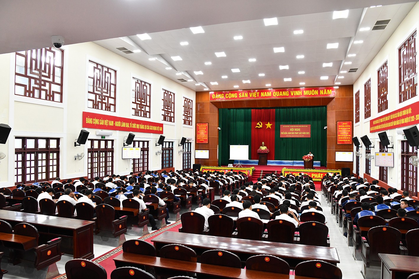 Hội nghị phổ biến, giáo dục pháp luật năm 2025. (Ảnh: Văn Định)
