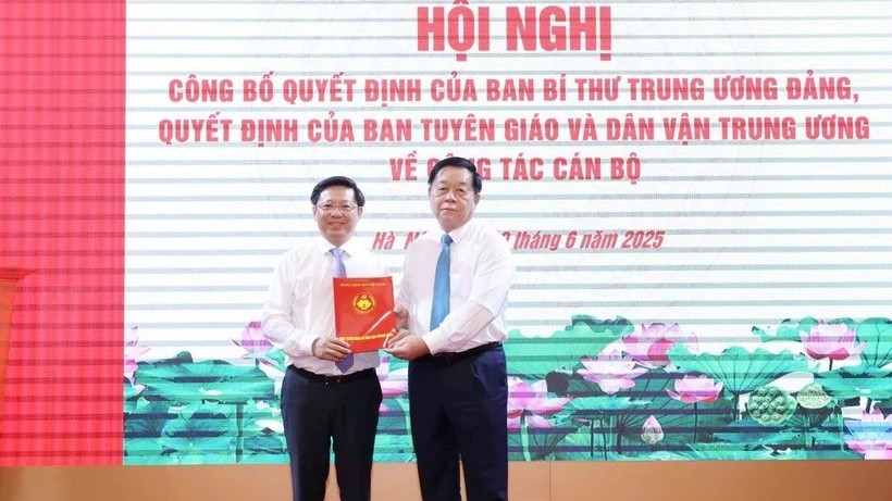 Công bố quyết định của Ban Bí thư về nhân sự Ban Tuyên giáo và Dân vận Trung ương