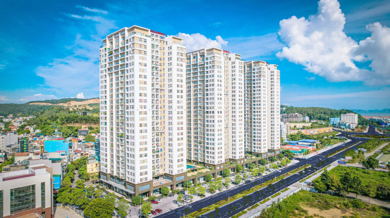 Chung cư New Life Tower nằm trong khuôn viên Khu đô thị Cái Dăm.