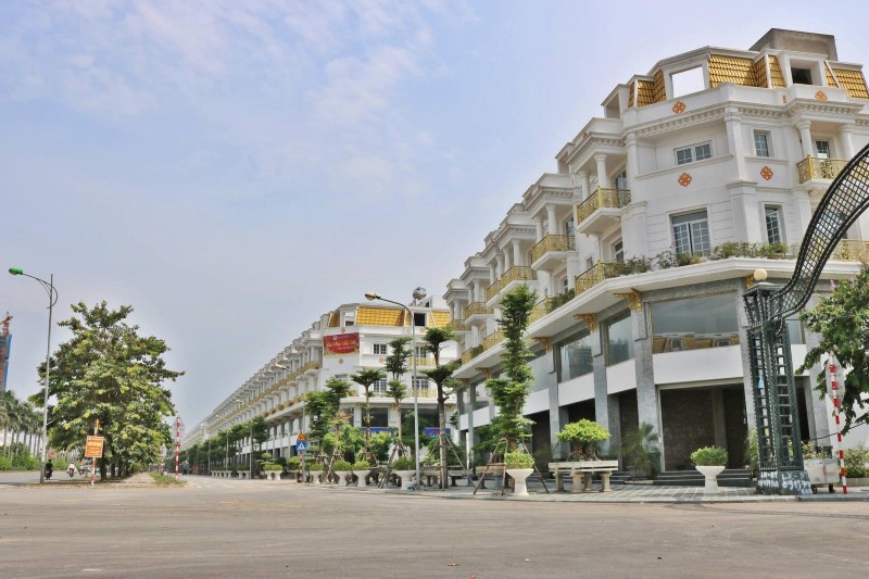 Một góc Khu đô thị Geleximco Lê Trọng Tấn.
