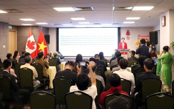 Họp mặt hữu nghị kỷ niệm 158 năm Quốc khánh Canada tại Thành phố Hồ Chí Minh