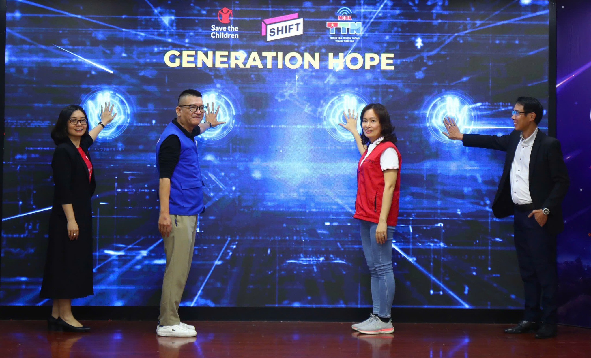 Lễ ra mắt ứng dụng Generation Hope, tháng 12/2024. (Ảnh: Tổ chức Cứu trợ Trẻ em)