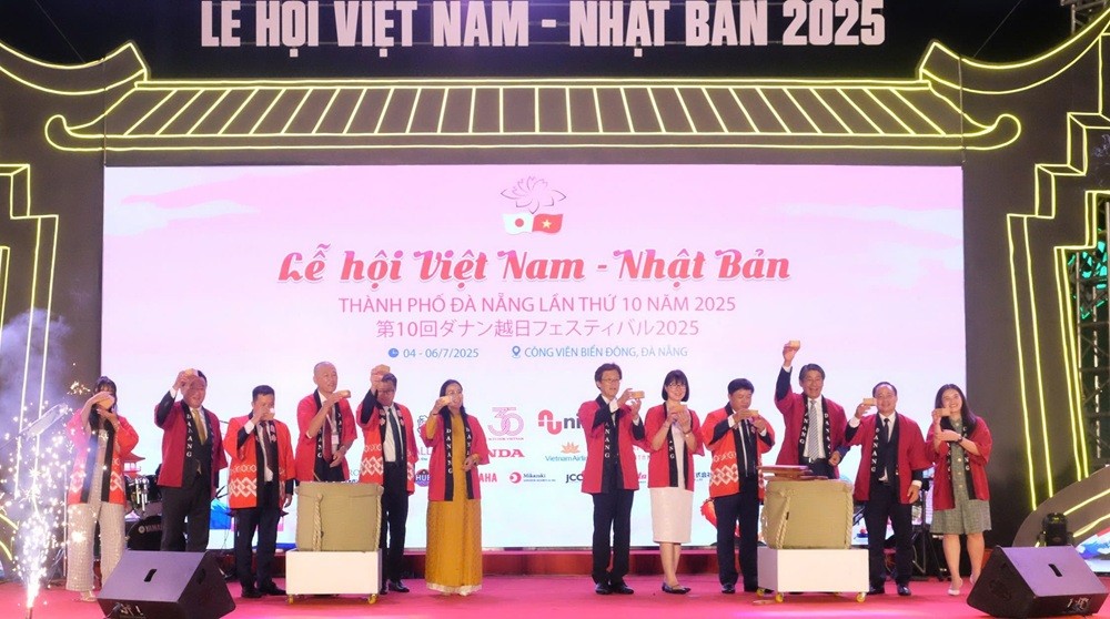 Khai mạc Lễ hội Việt Nam - Nhật Bản tại thành phố Đà Nẵng lần thứ 10 - năm 2025. (Ảnh: danang.gov.vn)