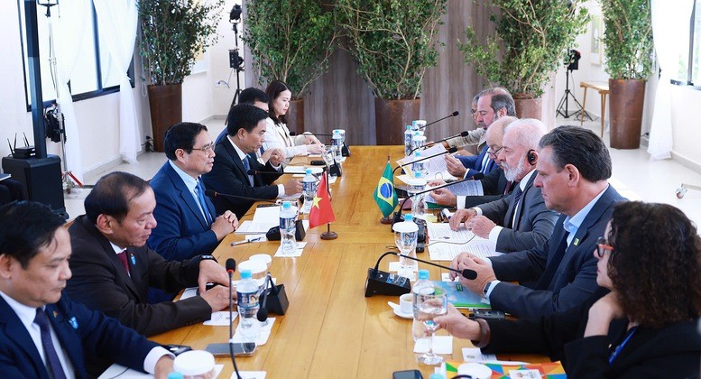 Thủ tướng Phạm Minh Chính hội đàm với Tổng thống Brazil