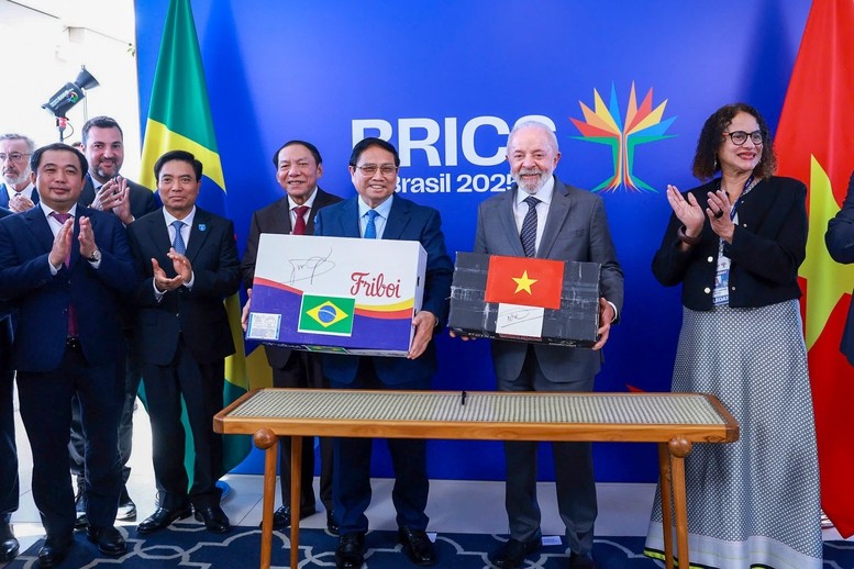 Thủ tướng Phạm Minh Chính hội đàm với Tổng thống Brazil