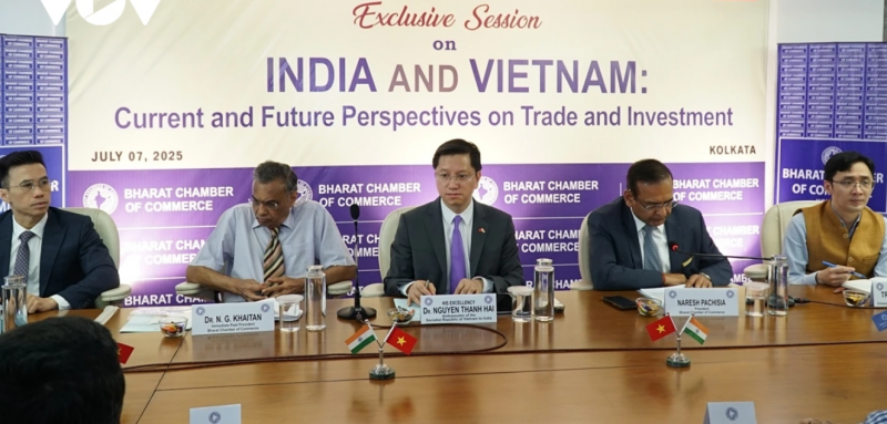 Hội thảo về triển vọng hợp tác thương mại và đầu tư giữa Việt Nam và bang Tây Bengal do Phòng Thương mại Bharat tổ chức.