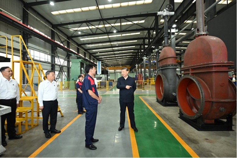 Tổng Bí thư Trung Quốc Tập Cận Bình khảo sát tại tỉnh Sơn Tây