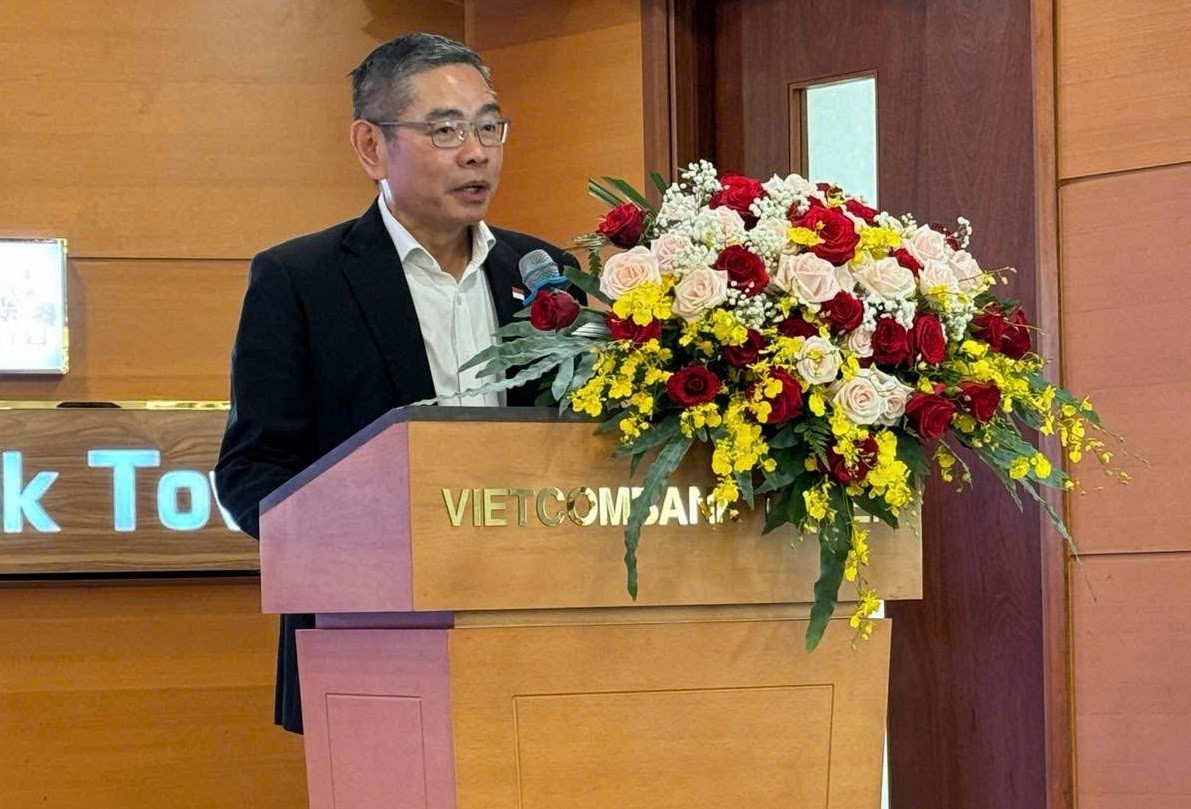Ông Pang Te Cheng, Tổng Lãnh sự Singapore tại Thành phố Hồ Chí Minh phát biểu tại Chương trình. (Ảnh: Sơn Hải)