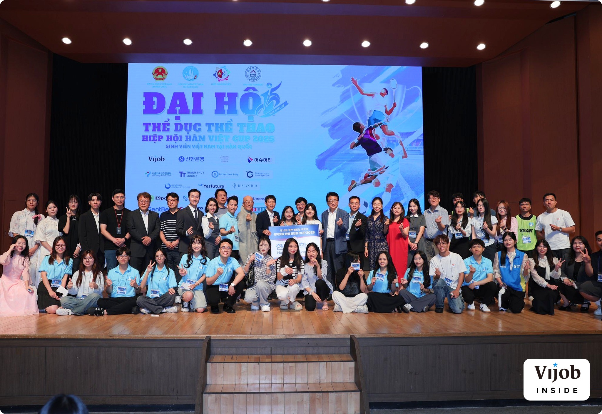 1.000 du học sinh Việt Nam tham gia Đại hội thể thao tại Hàn Quốc
