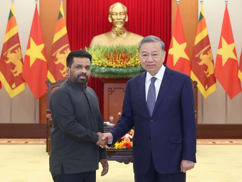 Chủ tịch nước gửi điện mừng thiết lập quan hệ ngoại giao Việt Nam - Sri Lanka