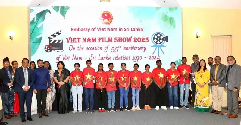 lễ khai mạc Tuần phim Việt Nam tại thủ đô Colombo. (Ảnh: Đại sứ quán Việt Nam tại Sri Lanka)