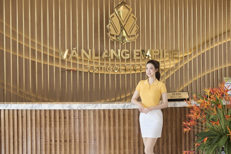 Đại sứ thương hiệu của Văn Lang Empire T&T Golf Club- Hoa hậu Việt Nam Đỗ Mỹ Linh