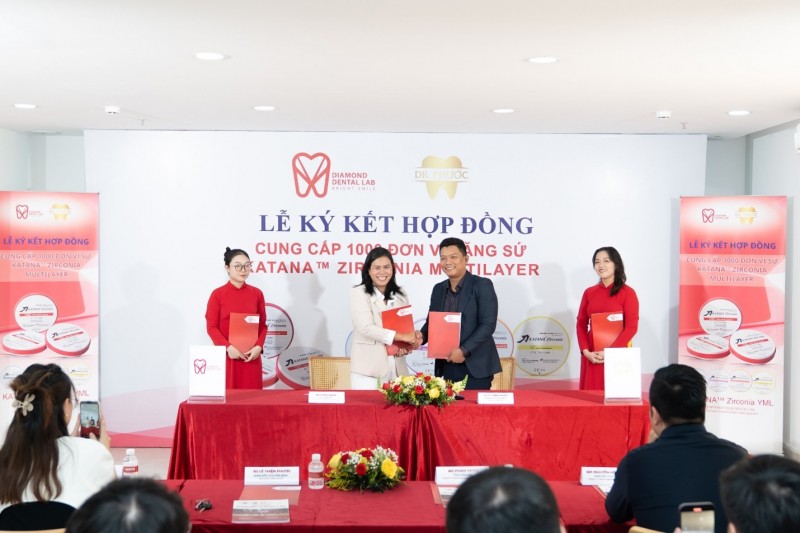 Lễ ký kết hợp tác giữa Diamond Dental Lab & Nha Khoa Thiện Phước